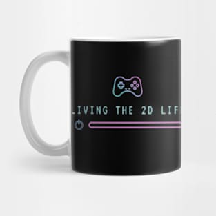 Living the 2D Life Tee Mug